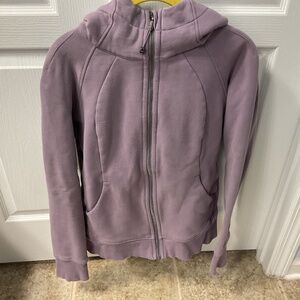 Lululemon Scuba Full-Zip Hoodie- Purple Ash Size 12